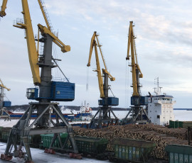 порт Махачкалы принял первую мультимодальную партию груза из Индии по МТК «Север-Юг - фото - 1