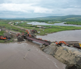 ремонт повреждённого жд-моста в Забайкалье близится к завершению - фото - 1